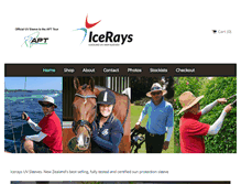 Tablet Screenshot of icerays.co.nz